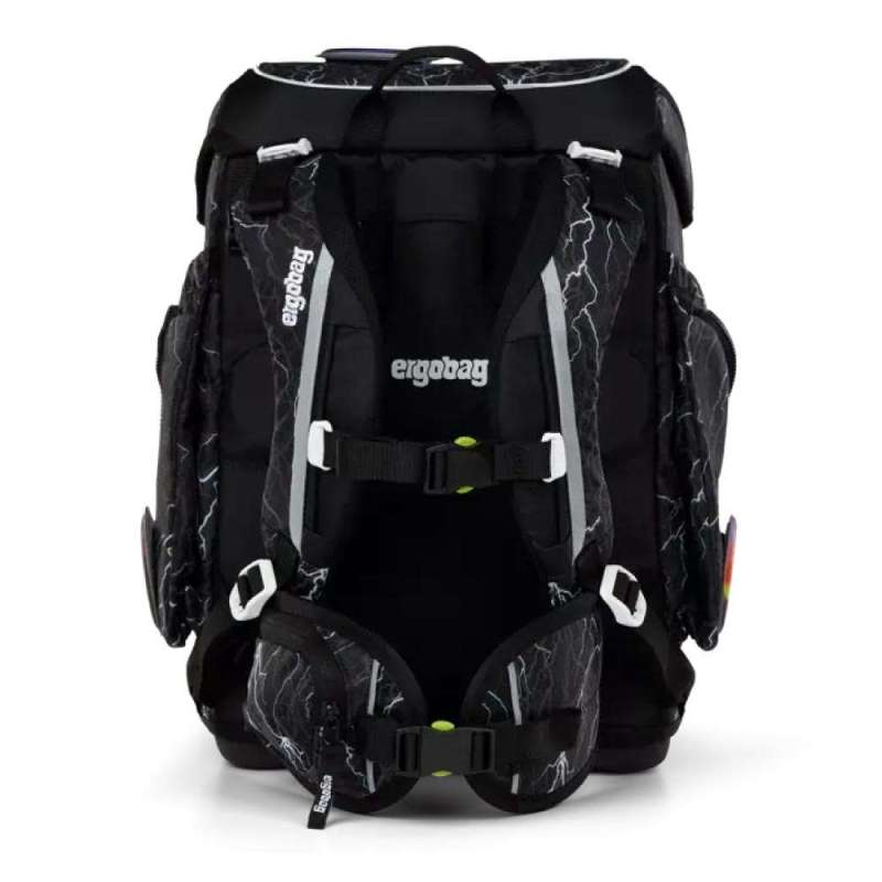 ERGOBAG Schulranzen Set 5 tlg CUBO - Super ReflektBär Rückansicht