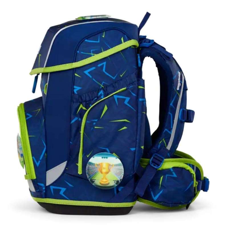 ERGOBAG Schulranzen Set 5 tlg CUBO - SpitzenreitBär linke Seite