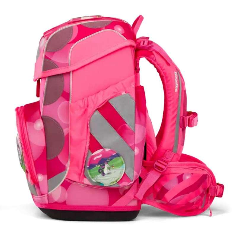 ERGOBAG Schulranzen Set 5 tlg CUBO - KuntBärbuntes Einhorn linke Seite