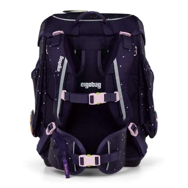 ERGOBAG Schulranzen Set 5 tlg CUBO - SternguckBär Rückansicht