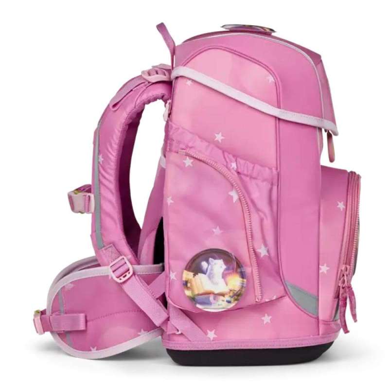 ERGOBAG Schulranzen Set 5 tlg CUBO - WolkenzauBär rechte Seite