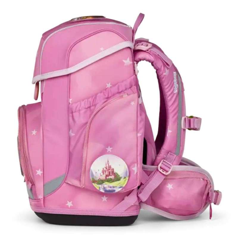 ERGOBAG Schulranzen Set 5 tlg CUBO - WolkenzauBär linke Seite