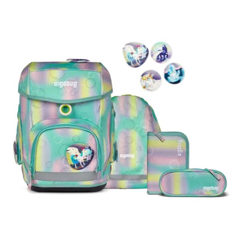 ERGOBAG Schulranzen Set 5 tlg CUBO - ZauBärwelt