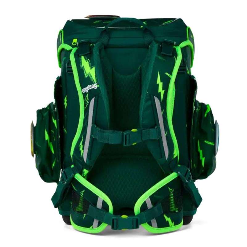 ERGOBAG Schulranzen Set 6 tlg CUBO LIGHT - Bärtastisch Rückansicht