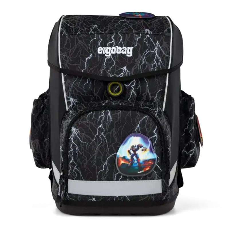 ERGOBAG Schulranzen Set 6 tlg CUBO LIGHT - Super ReflektBär Front