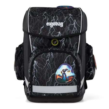 ERGOBAG Schulranzen Set 6 tlg CUBO LIGHT - Super ReflektBär Front