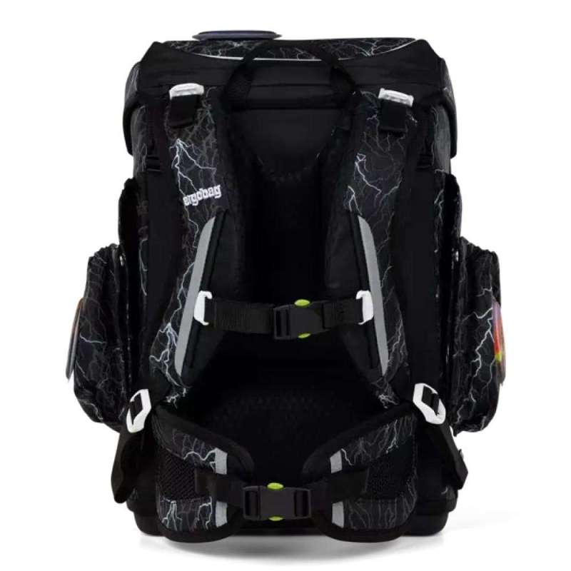 ERGOBAG Schulranzen Set 6 tlg CUBO LIGHT - Super ReflektBär Rückansicht