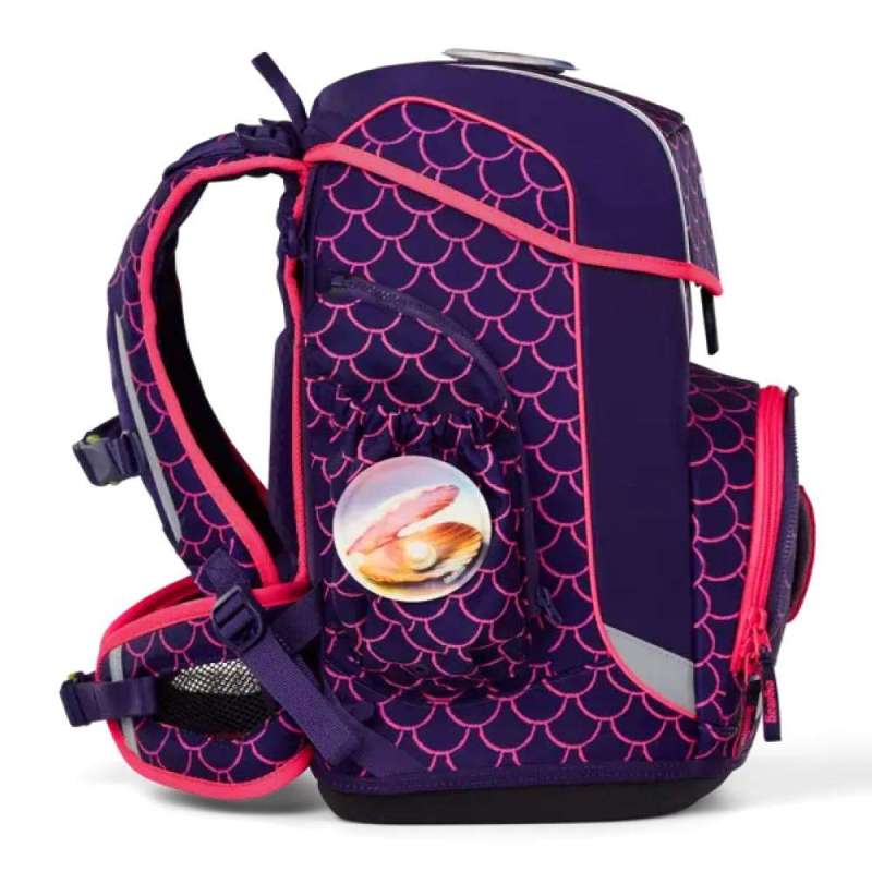 ERGOBAG Schulranzen Set 6 tlg CUBO LIGHT - PerlentauchBär rechte Seite