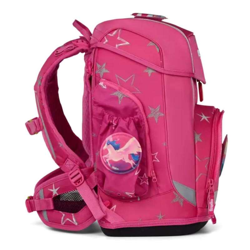 ERGOBAG Schulranzen Set 6 tlg CUBO LIGHT - SternenzauBär rechte Seite
