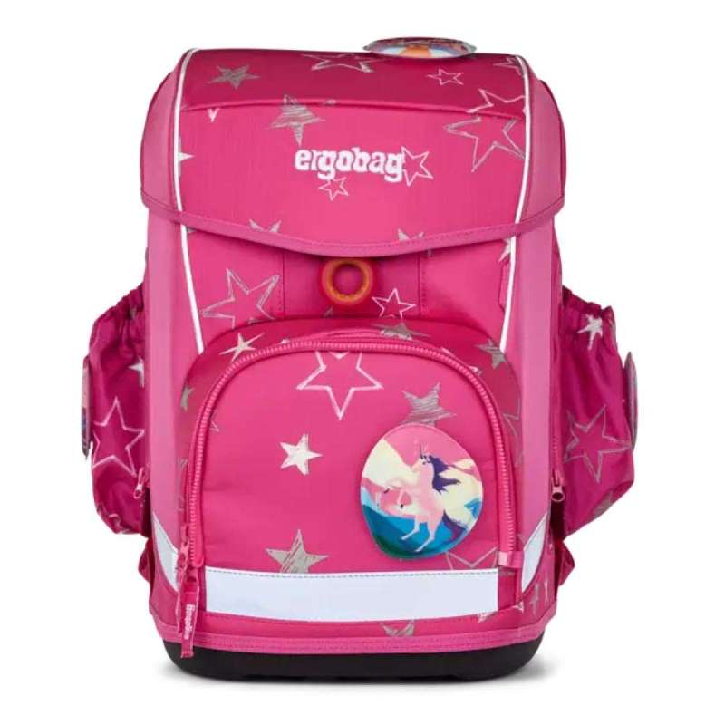 ERGOBAG Schulranzen Set 6 tlg CUBO LIGHT - SternenzauBär relektierend