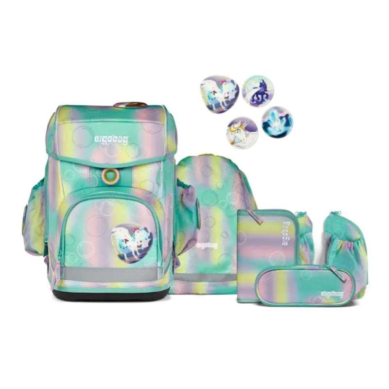 ERGOBAG Schulranzen Set 6 tlg CUBO LIGHT - ZauBärwelt