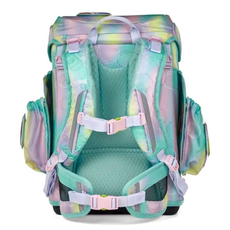 ERGOBAG Schulranzen Set 6 tlg CUBO LIGHT - ZauBärwelt Rückansicht