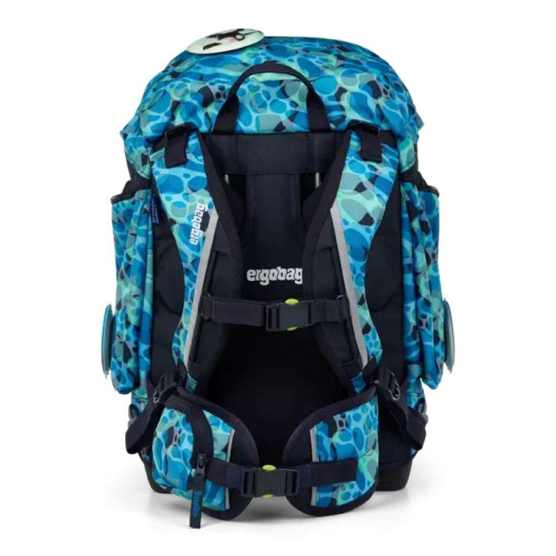 ERGOBAG Schulrucksack Set 6 tlg - AbtauchBär Rückansicht