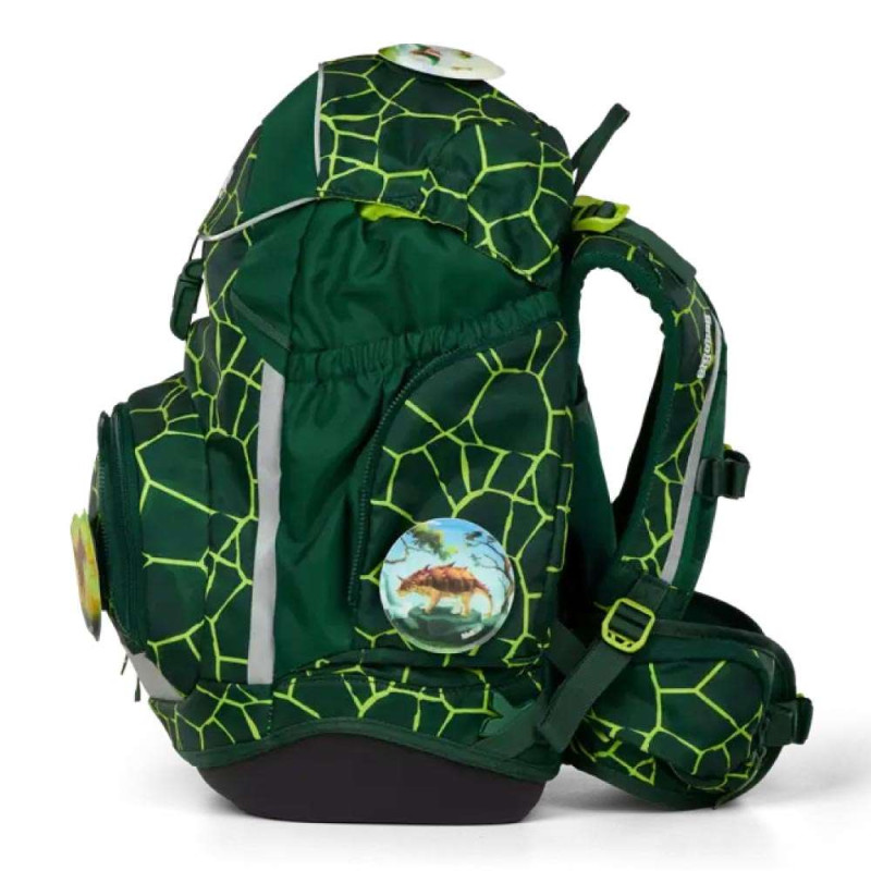 ERGOBAG Schulrucksack Set 6 tlg - BärRex linke Seite