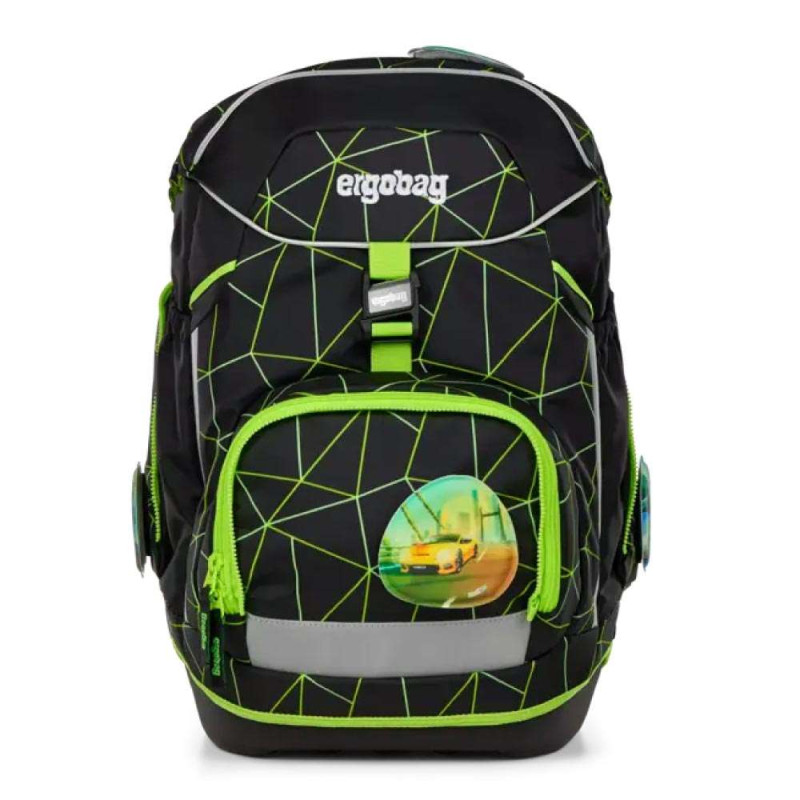 ERGOBAG Schulrucksack Set 6 tlg - CyBär Race Front