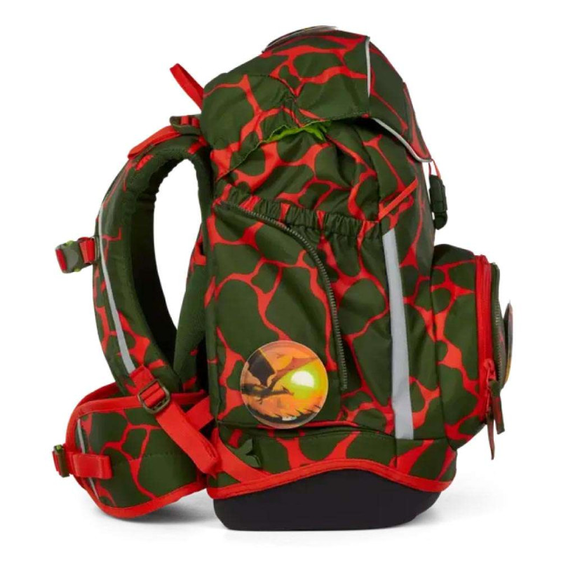 ERGOBAG Schulrucksack Set 6 tlg - FeuerspeiBär rechte Seite