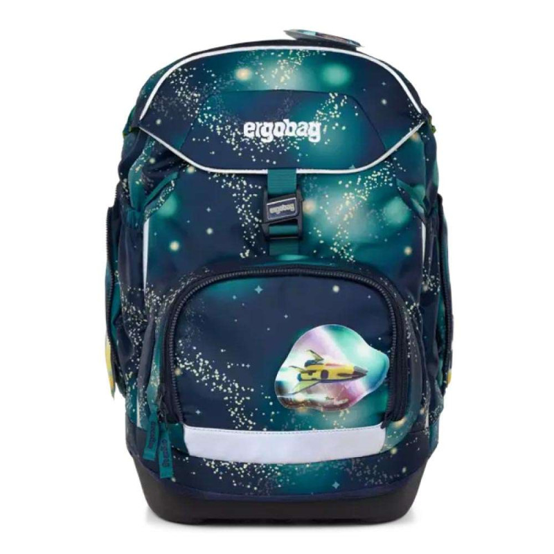 ERGOBAG Schulrucksack Set 6 tlg - RaumfahrBär reflektierend