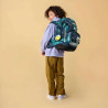 ERGOBAG Schulrucksack Set 6 tlg - RaumfahrBär Kind mit Schulranzen Rückansicht