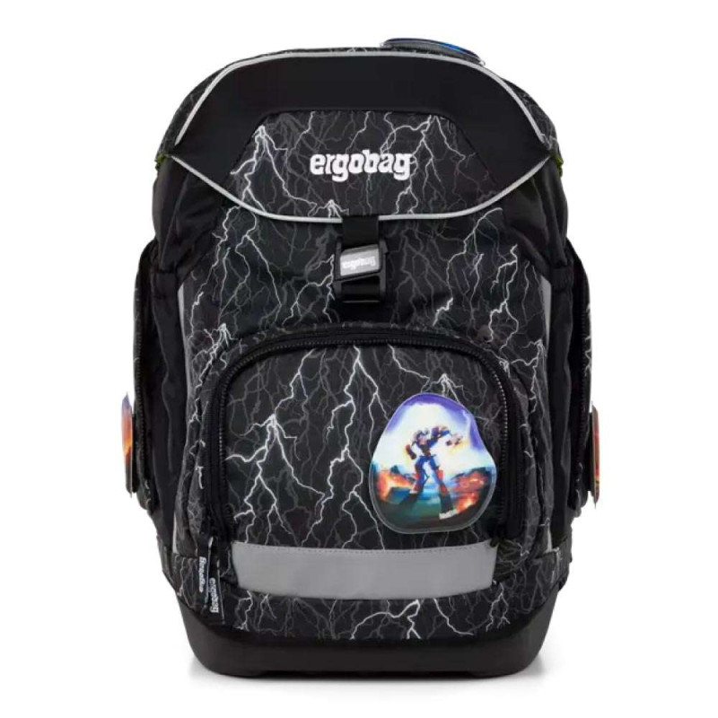 ERGOBAG Schulrucksack Set 6 tlg - Super Reflektbär Front