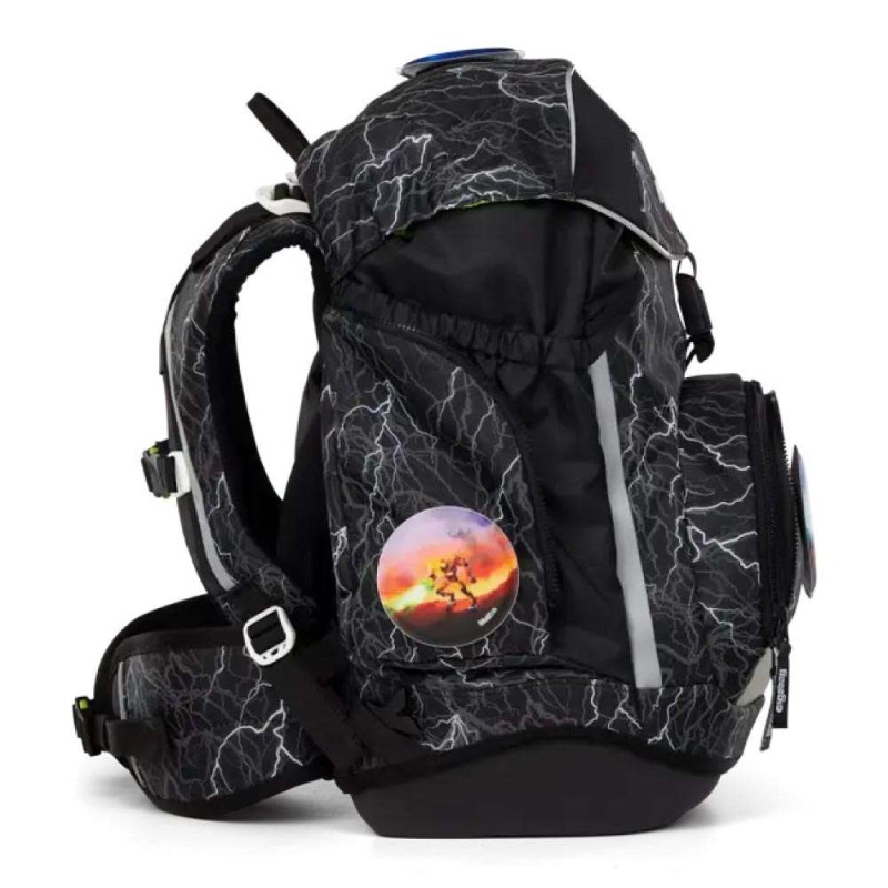 ERGOBAG Schulrucksack Set 6 tlg - Super Reflektbär rechte Seite