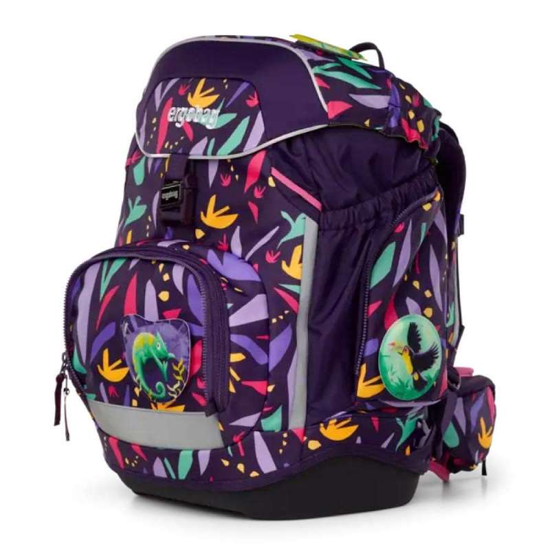 ERGOBAG Schulrucksack Set 6 tlg PACK - AmBärzonas seitliche Front