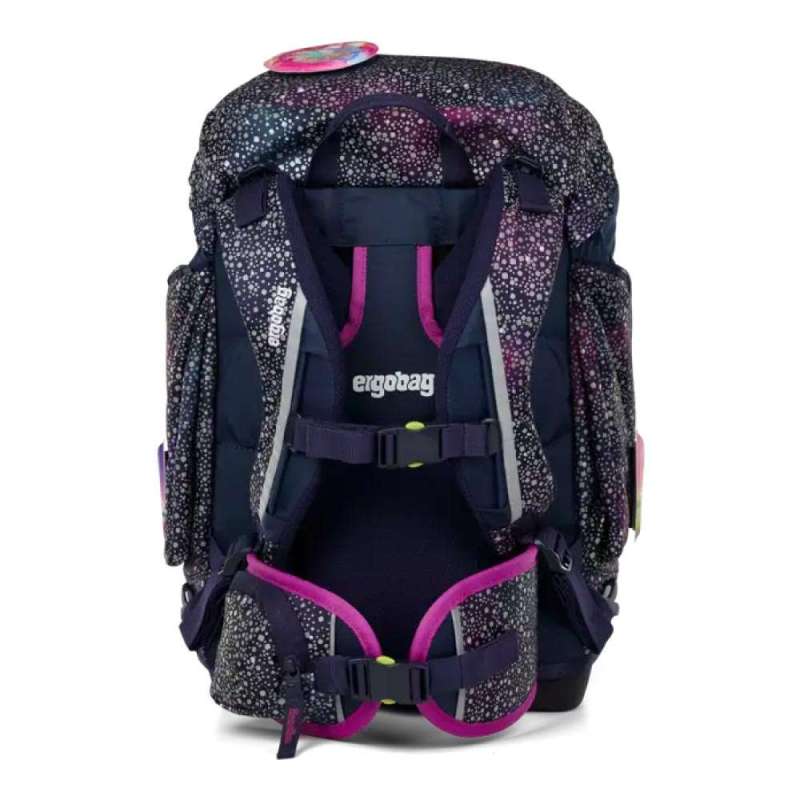 ERGOBAG Schulrucksack Set 6 tlg PACK - Bärlaxy Rückansicht