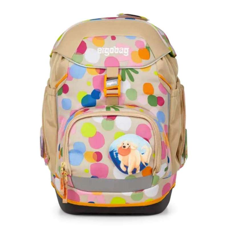 ERGOBAG Schulrucksack Set 6 tlg PACK - Flower PowBär Front