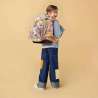 ERGOBAG Schulrucksack Set 6 tlg PACK - Flower PowBär Kind mit Schulranzen Rückansicht