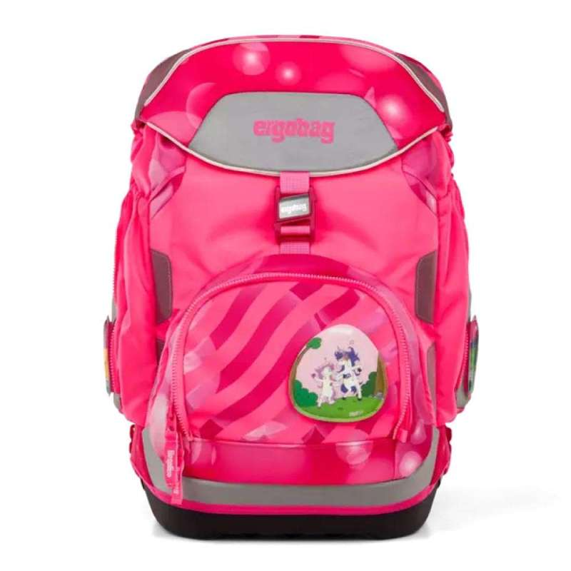 ERGOBAG Schulrucksack Set 6 tlg PACK - KuntBärbuntes Einhorn Front