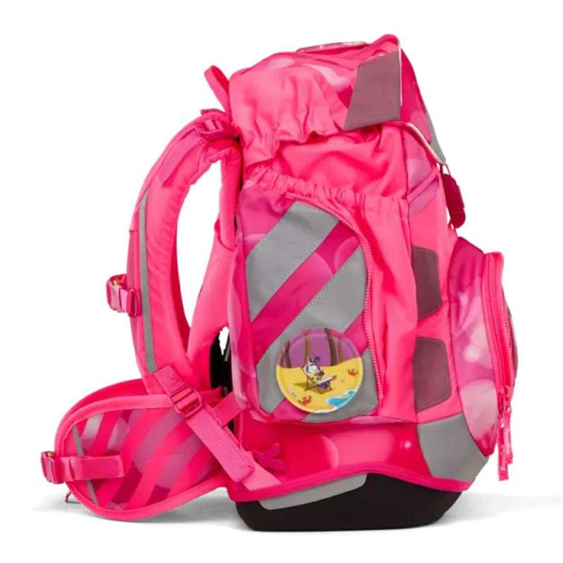 ERGOBAG Schulrucksack Set 6 tlg PACK - KuntBärbuntes Einhorn rechte Seite