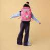 ERGOBAG Schulrucksack Set 6 tlg PACK - KuntBärbuntes Einhorn Kind mit Schulranzen Rückansicht