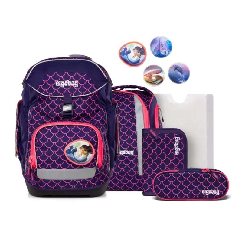 ERGOBAG Schulrucksack Set 6 tlg PACK - PerlentauchBär