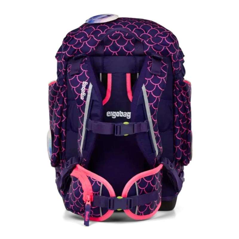 ERGOBAG Schulrucksack Set 6 tlg PACK - PerlentauchBär Rückansicht