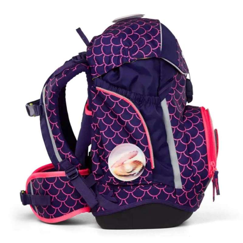 ERGOBAG Schulrucksack Set 6 tlg PACK - PerlentauchBär rechte Seite
