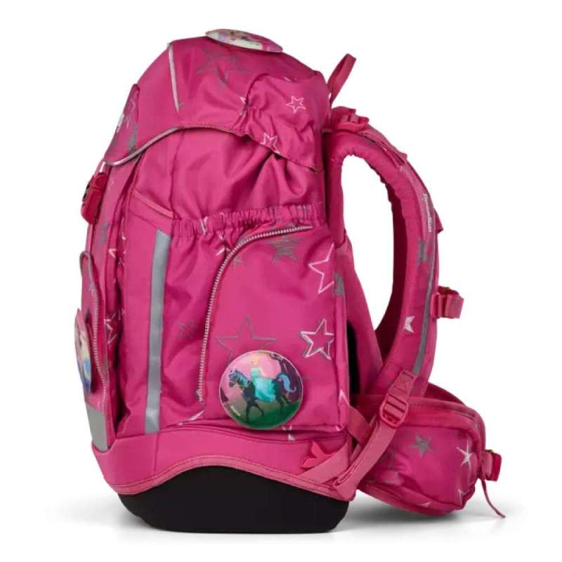 ERGOBAG Schulrucksack Set 6 tlg MAXI - SternenzauBär linke Seite