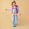 ERGOBAG Schulrucksack Set 6 tlg MAXI - SternenzauBär Kind mit Schulranzen Front