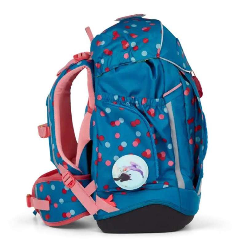 ERGOBAG Schulrucksack Set 6 tlg MAXI - VoltiBär rechte Seite