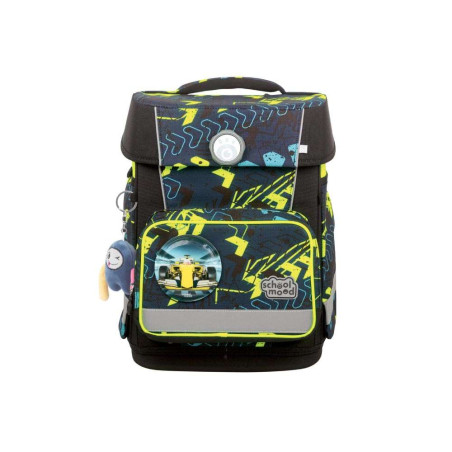 SCHOOL MOOD Schulranzen Set 7 tlg CHAMPION MAXX - Elias Rennwagen Front