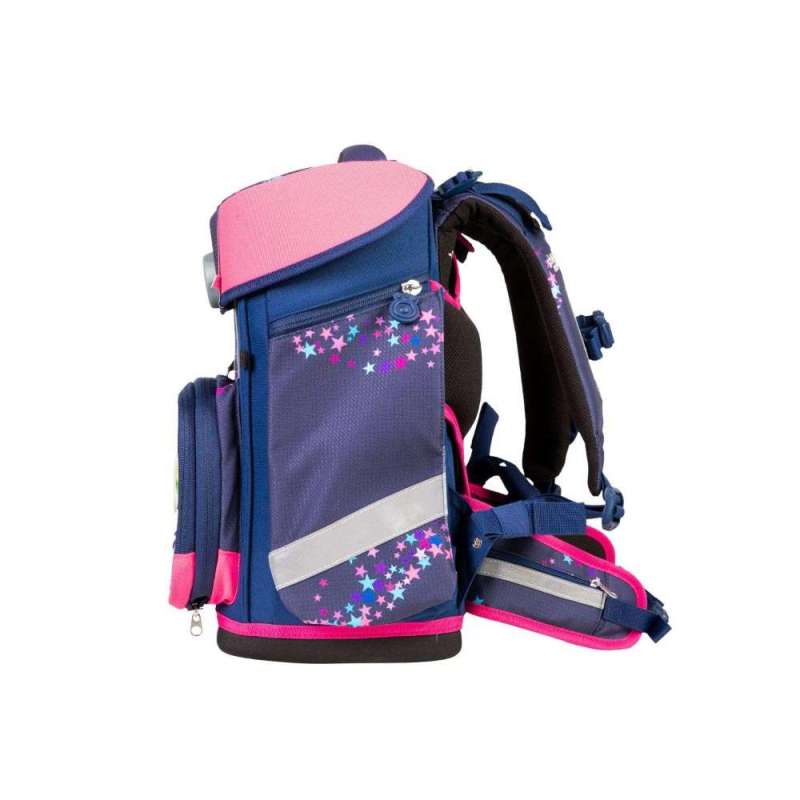 SCHOOL MOOD Schulranzen Set 7 tlg CHAMPION MAXX - Leni Hund seitlich