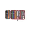 SCHOOL MOOD Schulranzen Set 7 tlg CHAMPION MAXX - Rainbow Schüleretui offen