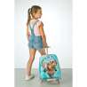 SCOOLI Kinderkoffer Trolley 16' - Frozen Kind mit Koffer