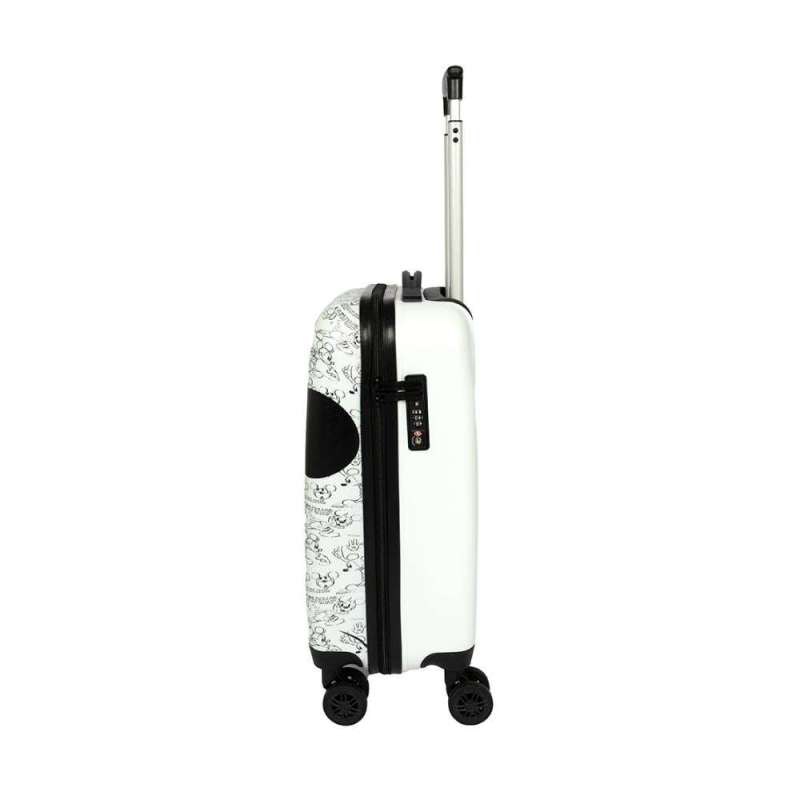 SCOOLI Kinderkoffer Trolley 20' - Mickey Mouse seitlich