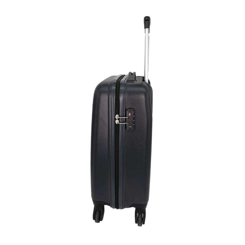 SCOOLI Kinderkoffer Trolley 20' - Spider Man seitlich