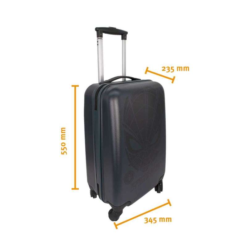 SCOOLI Kinderkoffer Trolley 20' - Spider Man Maßangabe