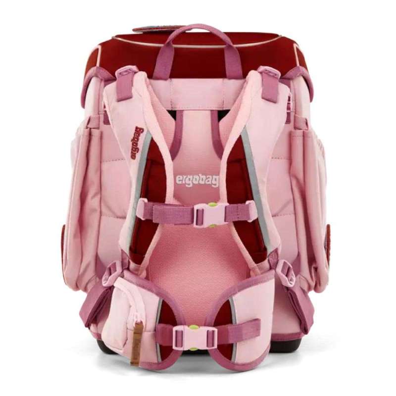 ERGOBAG Schulranzen Set 5 tlg CUBO - PfadfindBär Rückansicht