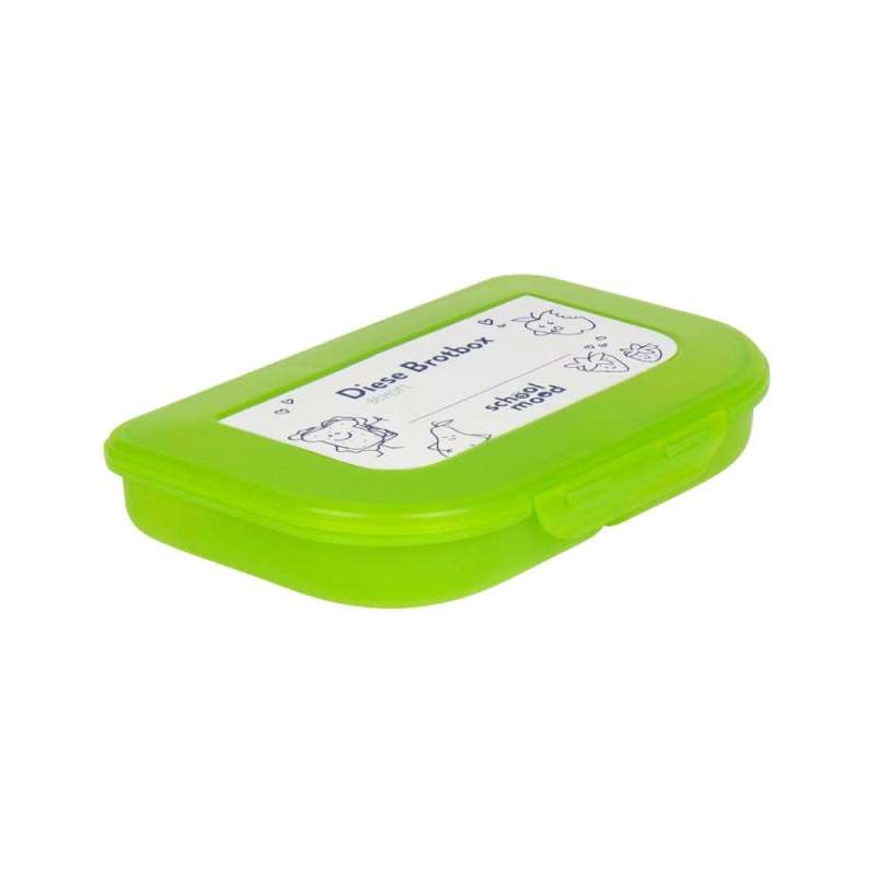 SCHOOL MOOD Brotdose - lime geschlossen