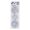 SCHOOL MOOD Patchy 3er-Set - Aqua verpackt