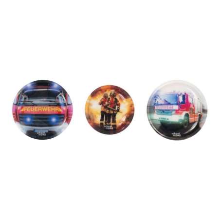 SCHOOL MOOD Patchy 3er-Set - Feuerwehr