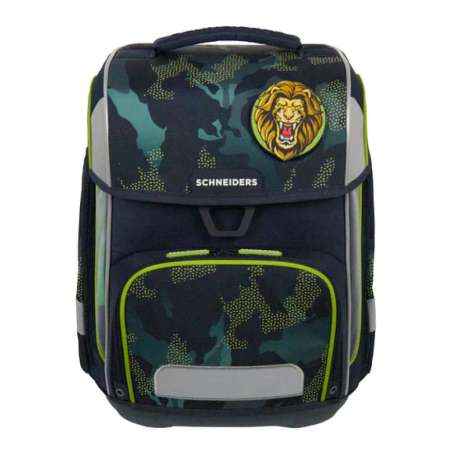 SCHNEIDERS Schulranzen 9 tlg Set ERGOLITE - Camo Rush Front