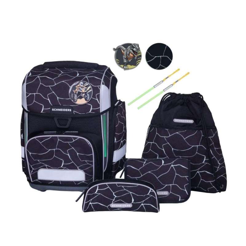SCHNEIDERS Schulranzen 9 tlg Set ERGOLITE - Dark Hunter